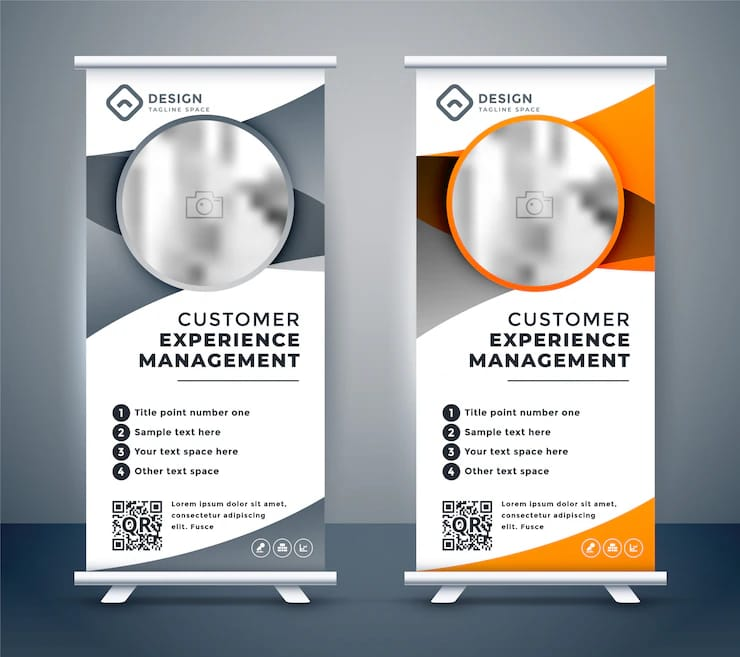 Roll up banner dubai . #top quality printing.